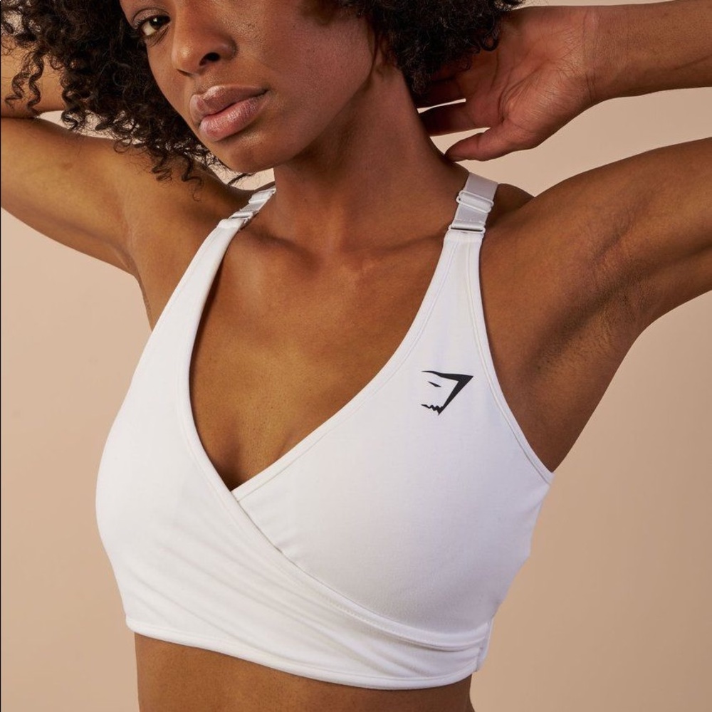 Gymshark Elite Sports Bra White